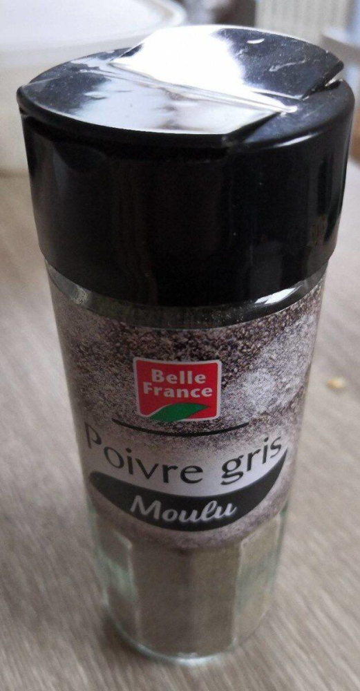 Ground Gray Pepper 50g - BELLE FRANCE