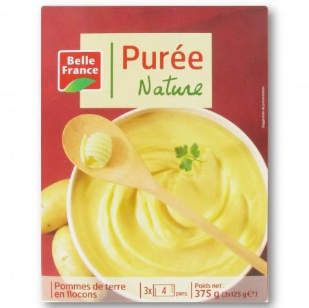 Purea Di Patate Al Naturale 375g (3x125g) - BELLE FRANCE