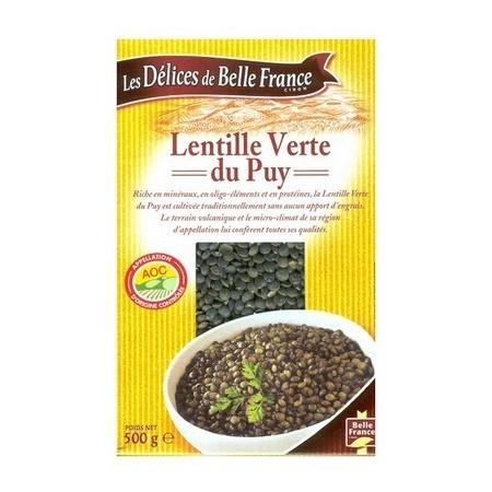 Lentilles Vertes 500g - BELLE FRANCE