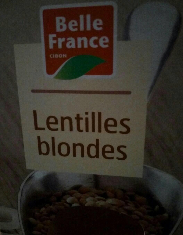Blonde Lentils 500g - BELLE FRANCE