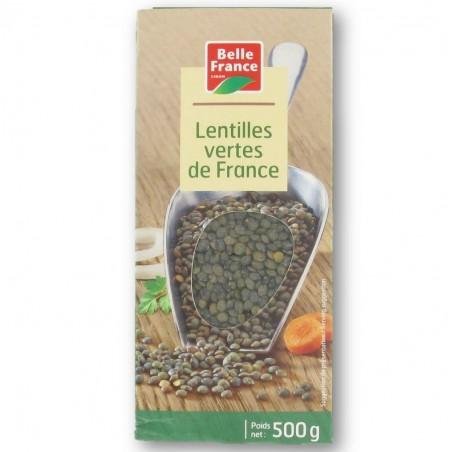Green Lentils From France 500g - BELLE FRANCE