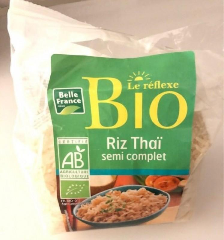 أرز تايلاندي طويل نصف كامل 500 جرام - BELLE FRANCE