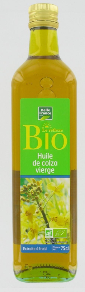 Organic Rapeseed Oil 75cl - BELLE FRANCE