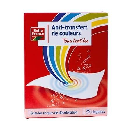 Toalhete anti-transferência de cor x 25 - BELLE FRANCE
