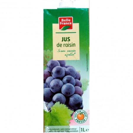 Grape Juice Without Added Sugars 1l - BELLE FRANCE