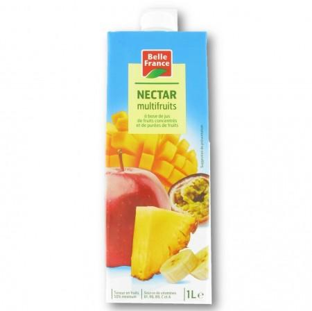 Néctar Multifrutas A Base De Concentrado 1l - BELLE FRANCE