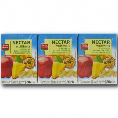 Néctar Multifrutas A Base De Concentrado 6x20cl - BELLE FRANCE