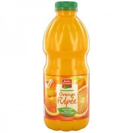 عصير برتقال مطحون 1 لتر - BELLE FRANCE