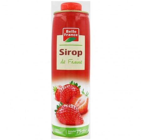 Strawberry Syrup 75cl - BELLE FRANCE