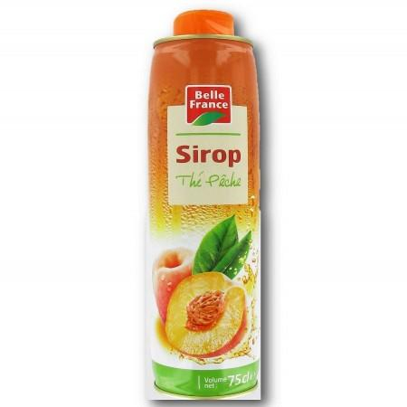 Peach Tea Syrup 75cl - BELLE FRANCE