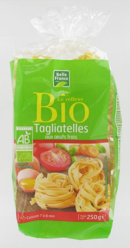 Pâtes Tagliatelles Aux 3 œufs Le Réflexe Bio 250g - BELLE FRANCE