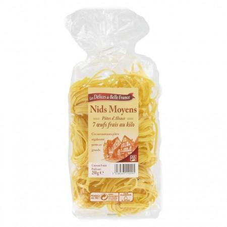 Elzas Pasta Middelgrote Nestjes Met Eieren 250g - BELLE FRANCE