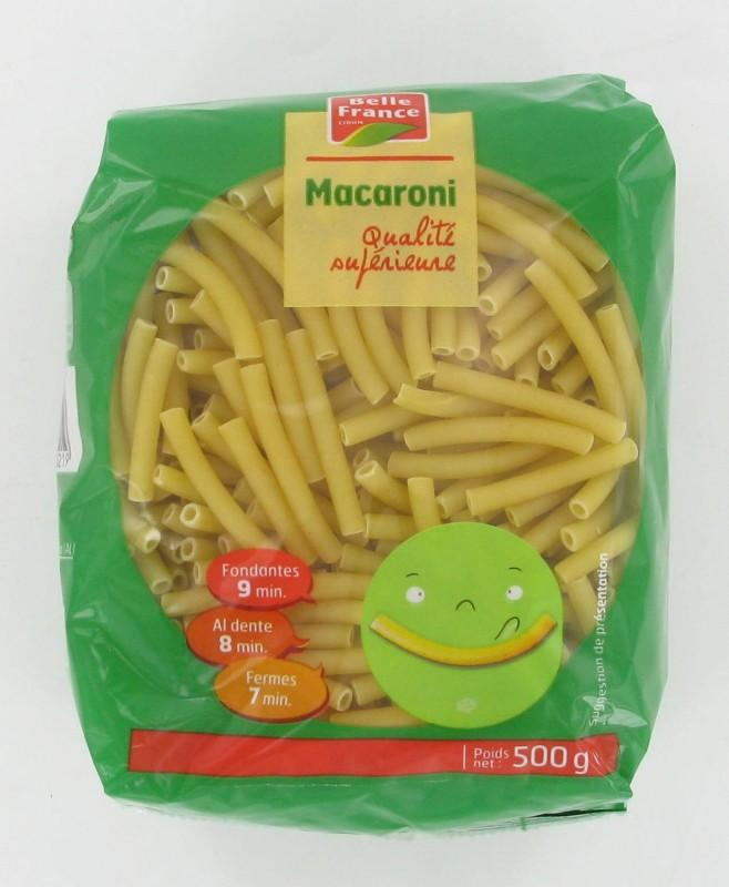 Pâtes Macaroni 500g - BELLE FRANCE