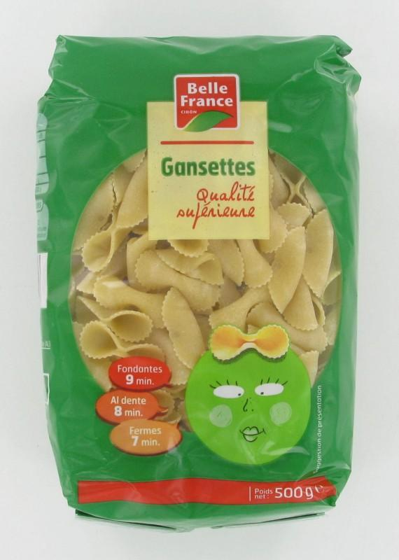 Pâtes Gansette 500g - BELLE FRANCE