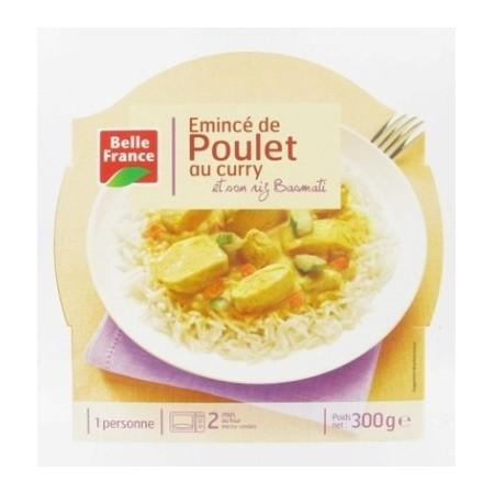 Emincé De Poulet Au Curry & Riz 300g - BELLE FRANCE