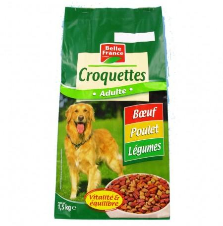 Croquetes para Cachorro Bovino 1,5kg - BELLE FRANCE