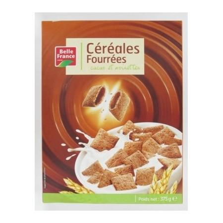Mit Kakao und Haselnuss gefüllte Cerealien 375 g - BELLE FRANCE