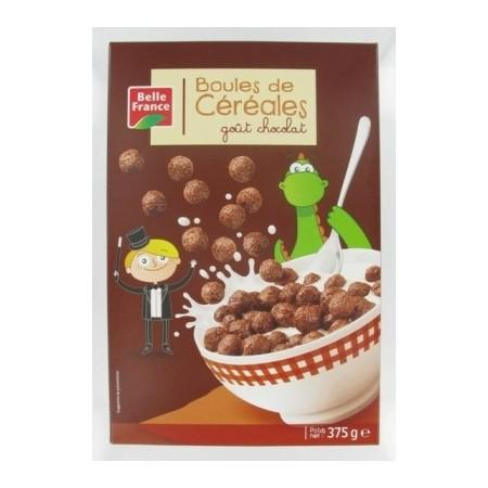 Chocolate Flavor Cereal Ball 375g - BELLE FRANCE