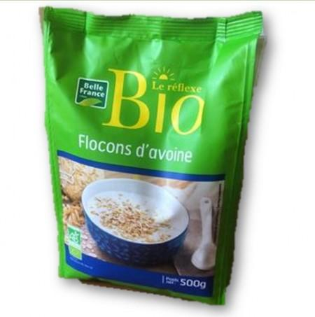 Organic Oat Flakes 500g - BELLE FRANCE