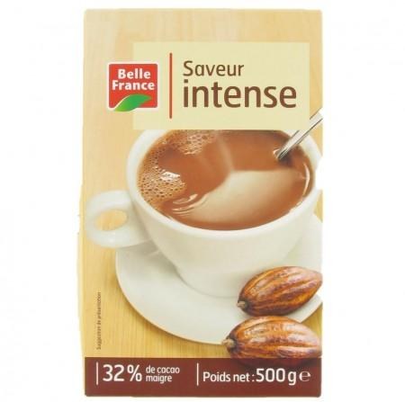 Poudre De Chocolat Saveur Intense 32% De Cacao Maigre 500g. - BELLE FRANCE