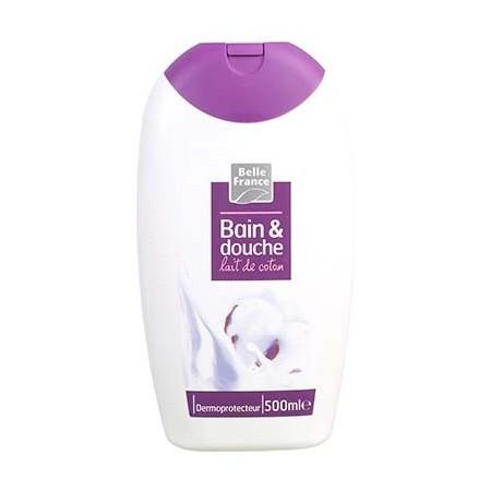 Bath And Shower Cotton Milk 500ml - BELLE FRANCE