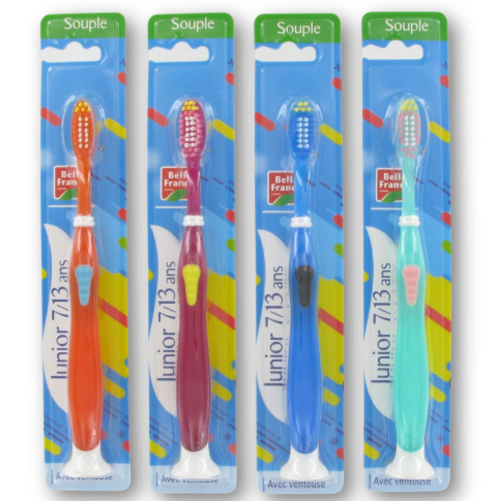 Zachte tandenborstel voor kinderen X1 - BELLE FRANCE