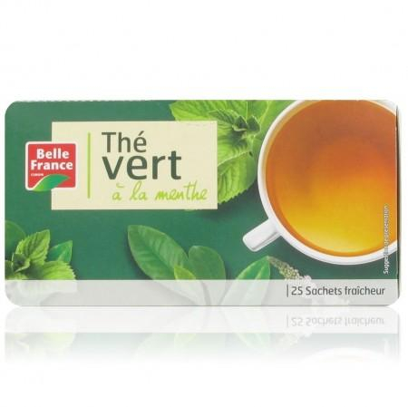 Chá Verde Menta X25 - BELLE FRANCE