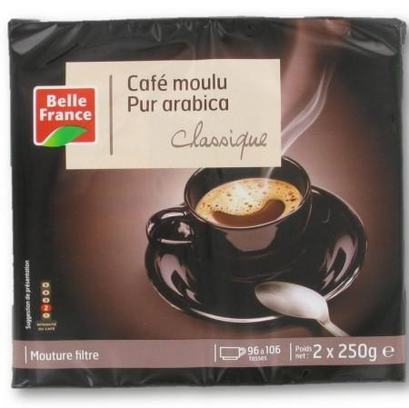 Café Moulu Pur Arabica 2*250g - BELLE FRANCE