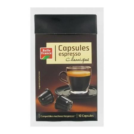 Klassische Kaffeekapseln X10 - BELLE FRANCE