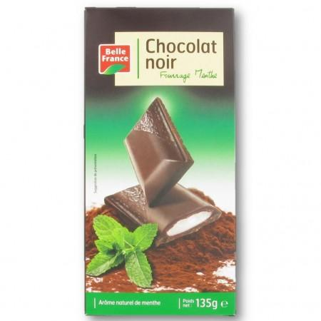 شوكولاتة داكنة بحشوة النعناع 135 جرام - بيل فرنسا