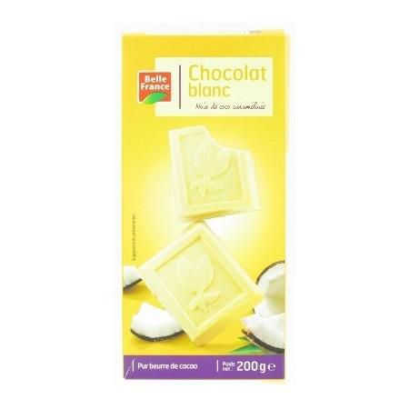 White Coconut Chocolate 200g - BELLE FRANCE