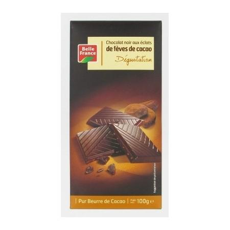 Granos De Cacao Degust De Chocolate Negro 100g - BELLE FRANCE