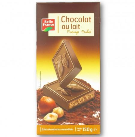 Chocolat Lait Praline 150g - BELLE FRANCE