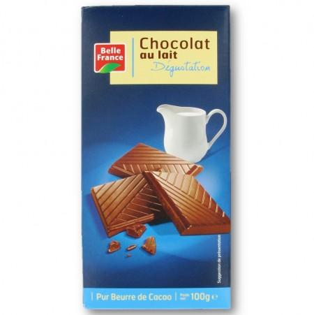 Chocolat Lait Degustation 100g - BELLE FRANCE