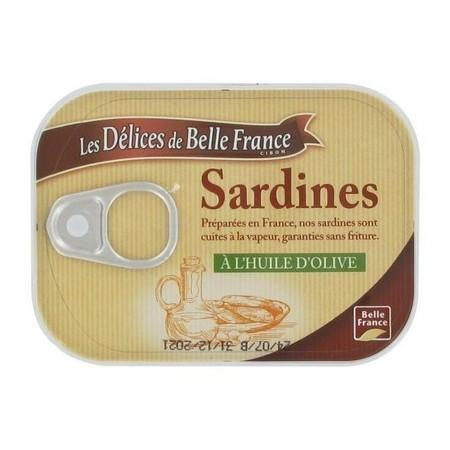 Сардина в оливковом масле 135г - Les Délices De Belle France