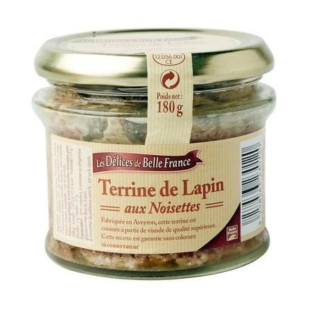 Kaninchenterrine mit Senf 180g - Les Délices De Belle France