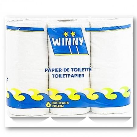 Papel higiénico blanco X6 - Winny