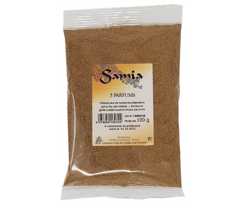 5 Sabores 100g - SAMIA