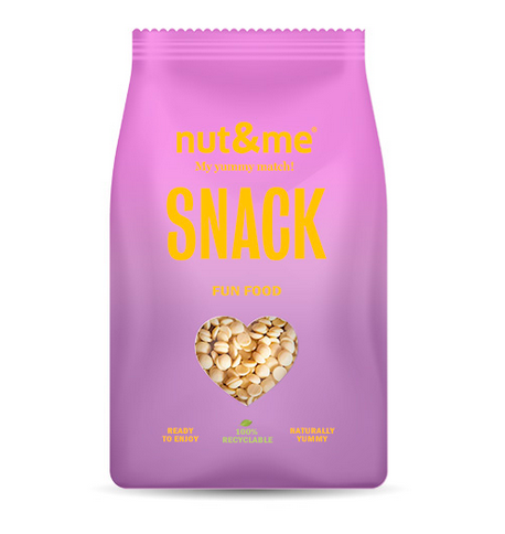 White Chocolate Chips, 250g - NUT & ME