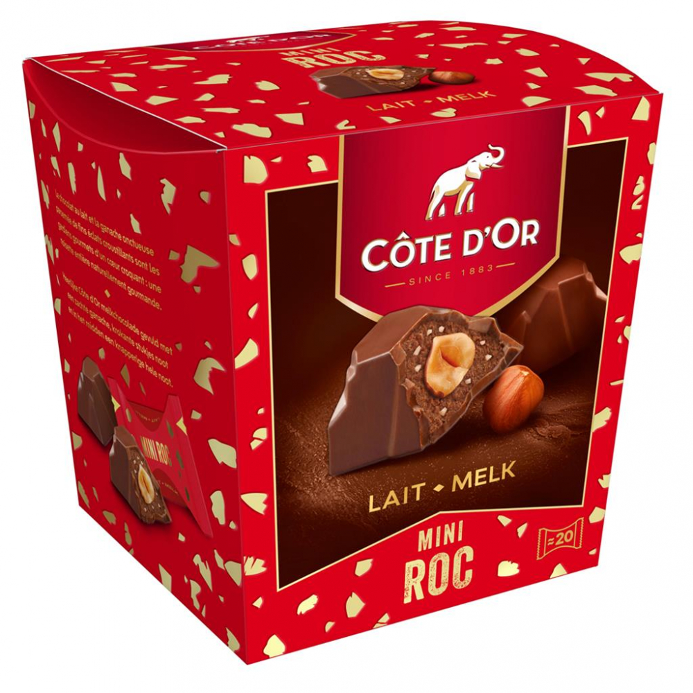 Chocolat Mini Roc Lait 186g - COTE D'OR