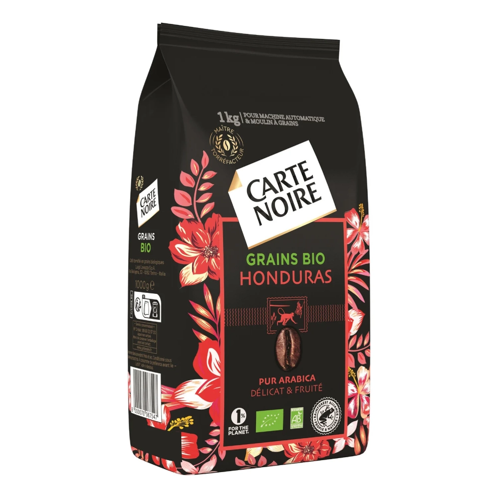Органический кофе Гондурас в зернах 1 кг. - CARTE NOIRE
