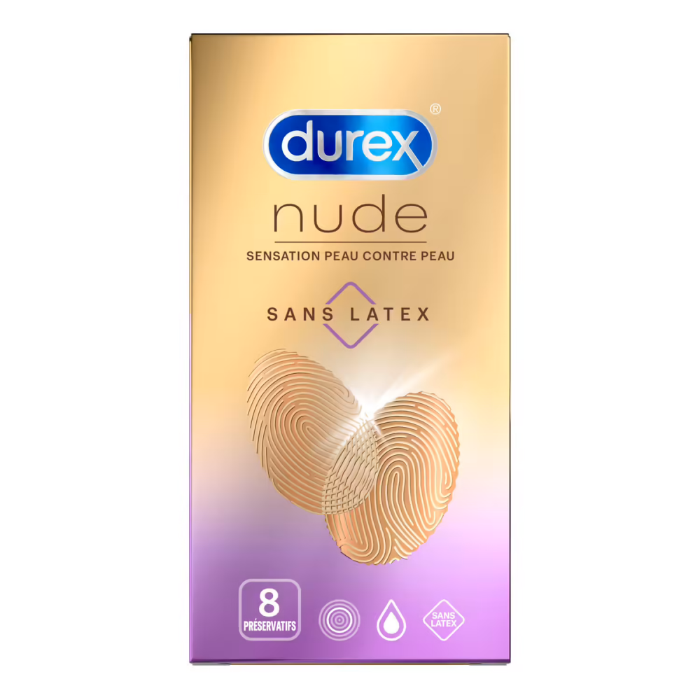 Durex عارية بلا اللاتكس X8