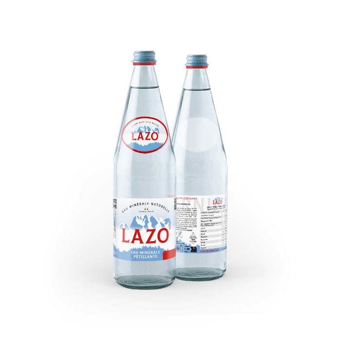 Sparkling mineral water 1l glass - LAZO