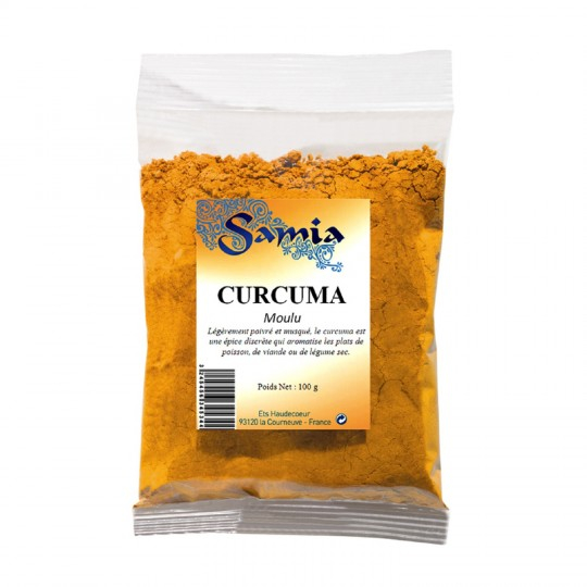 Cúrcuma Moída 100g - SAMIA