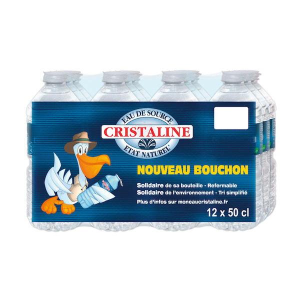 Still spring water 12x50cl - CRISTALINE
