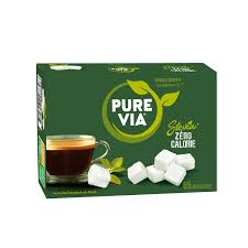 Pezzi di zucchero Stevia 65 pezzi 130g - PURE VIA