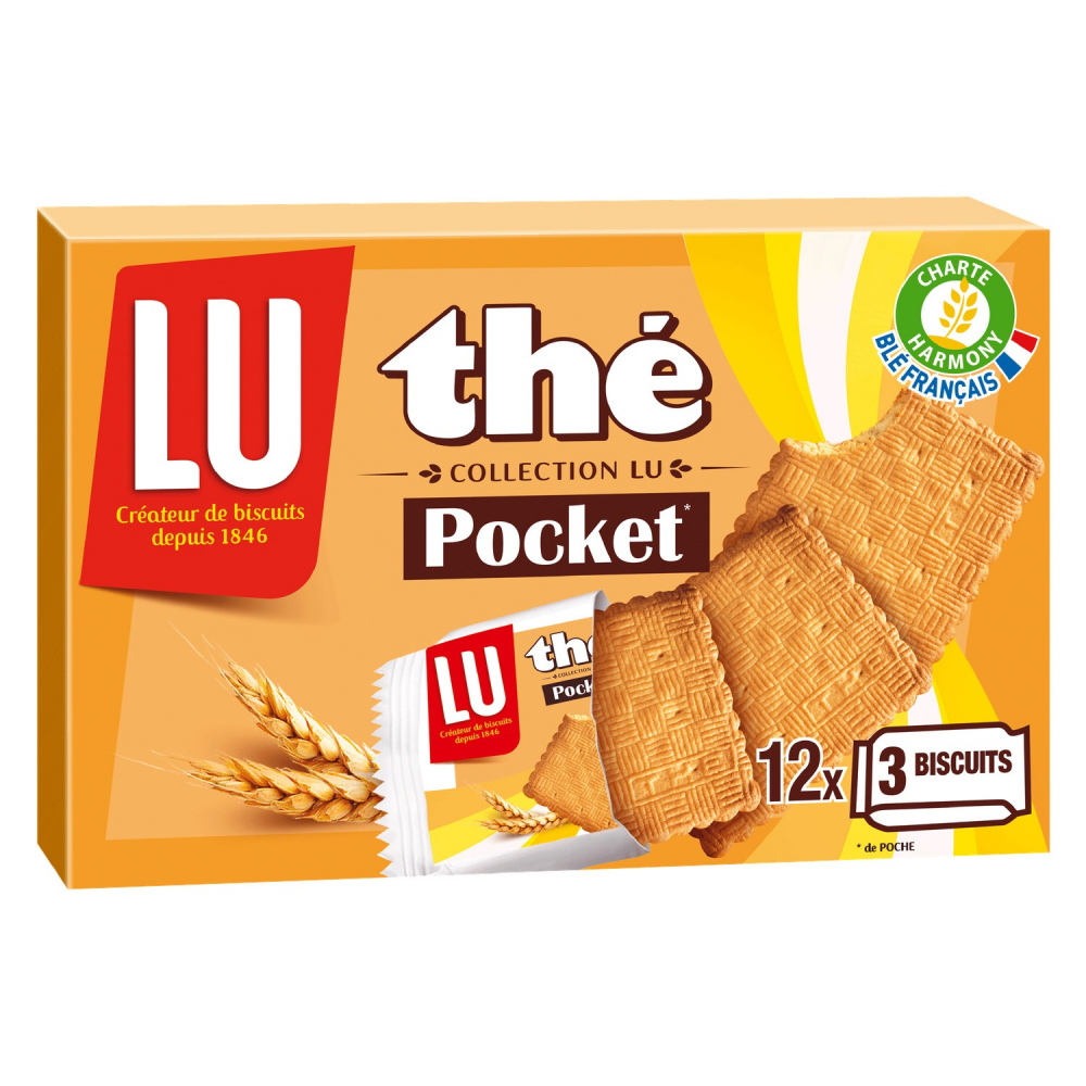 Kekse Thé Pocket 264g - LU