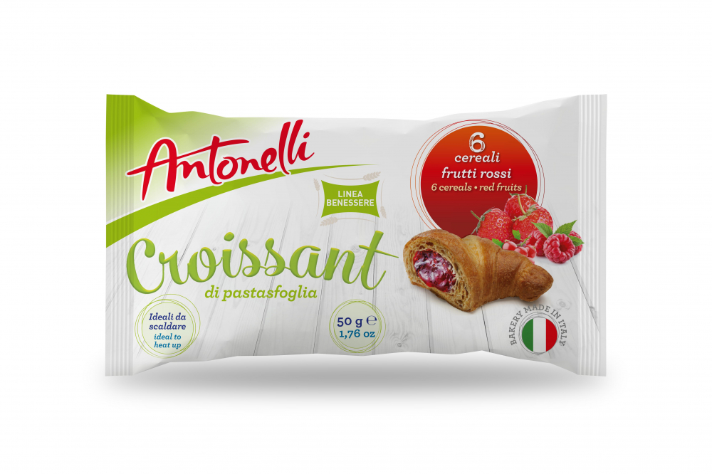 Croissant X 6 With 6 Cereals Filled Red Fruits