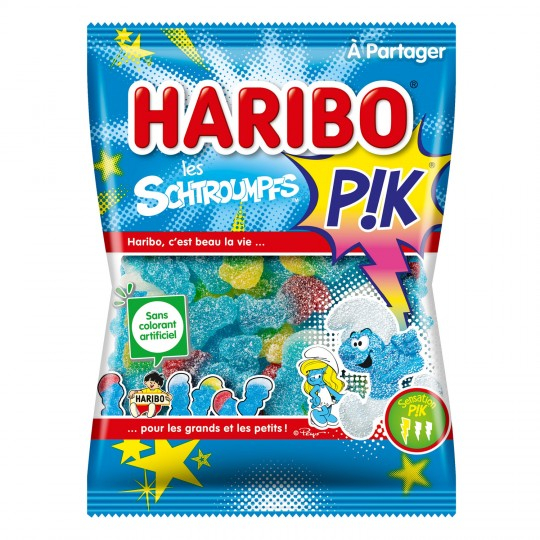 Bonbons Les Schtroumpfs Pik; 120g - HARIBO