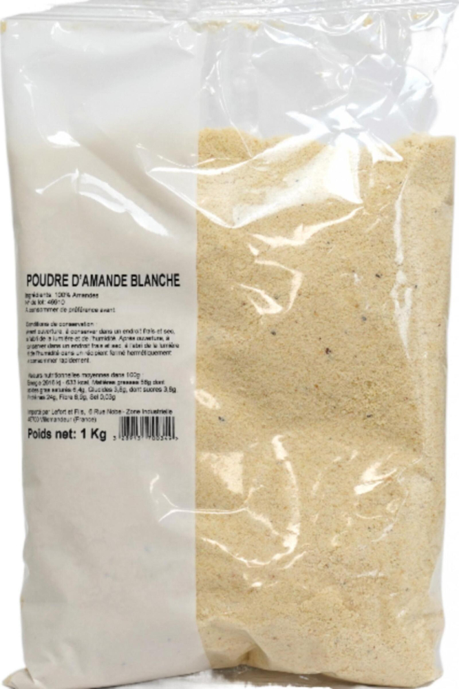 White almond powder 1Kg - LA PULPE